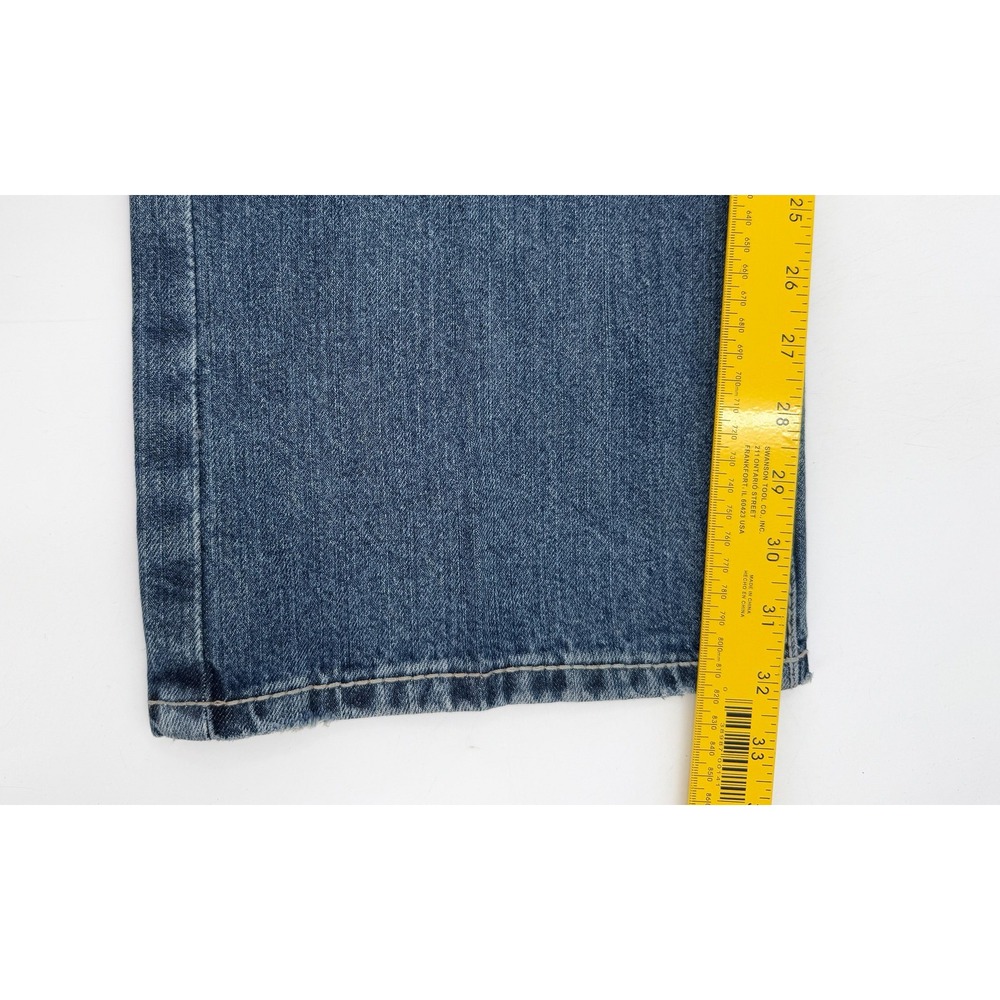 Ariat Jeans Mens 40 Blue M5 Straight Fit Straight Leg Denim Distressed - Picture 16 of 16